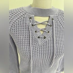 Alya lilac purple  knit women’s sweater
